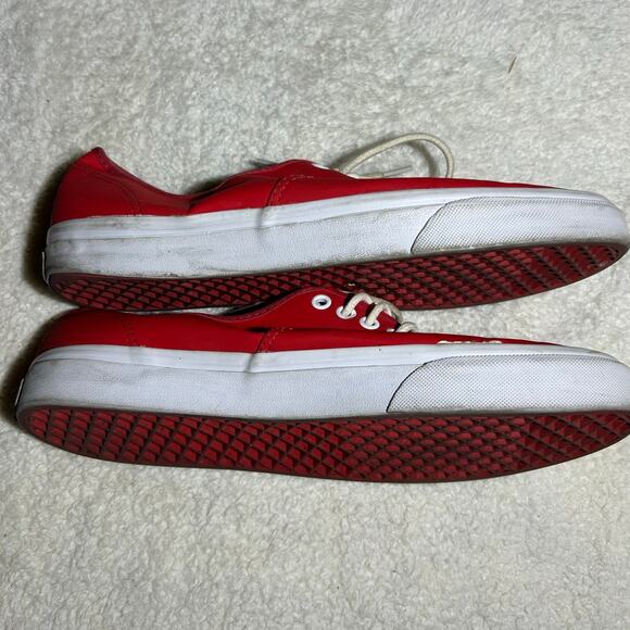 Vans Men Red Shoes Size 10